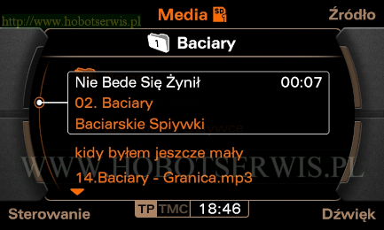 Polskie menu do RNS-E 2010